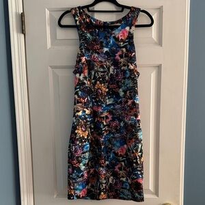 Vibrant Floral Midi Dress